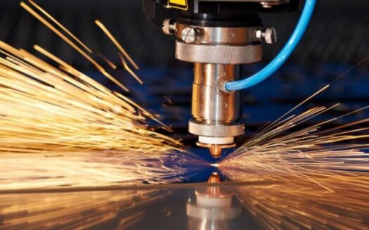 Laser cutting process-Contract Manufacturing Specialists of Illinois