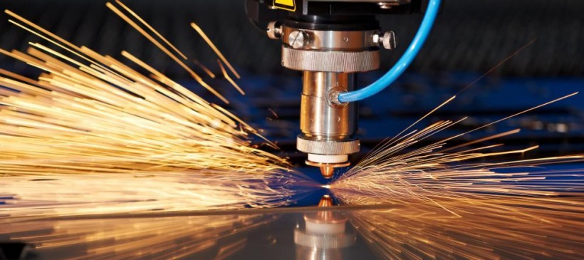 Laser cutting process-Contract Manufacturing Specialists of Illinois